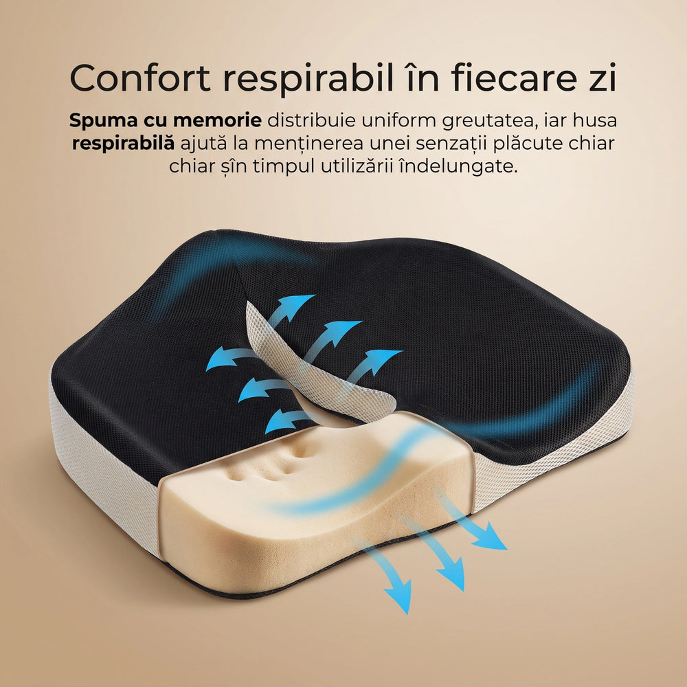 Pernă ortopedică de șezut ORTO COCCIS Extra, imaginea 4