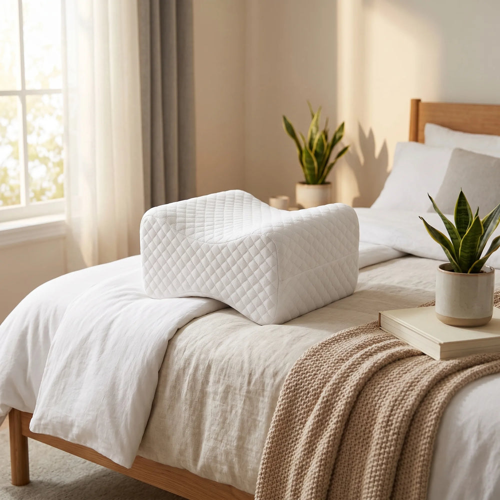 Pernă ortopedică pentru genunchi din memory foam, imaginea 4