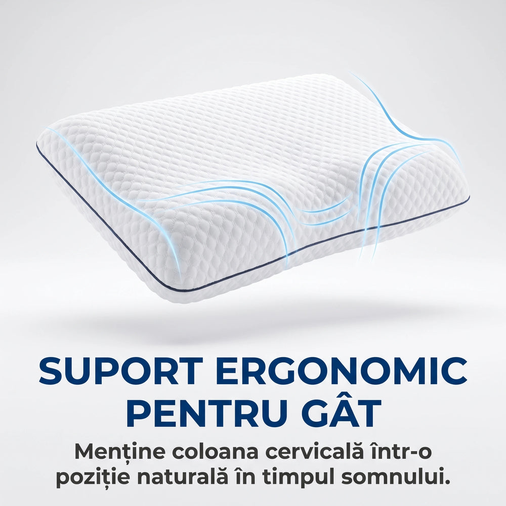 Perna cervicală AERO-SAN Gel cu ventilație