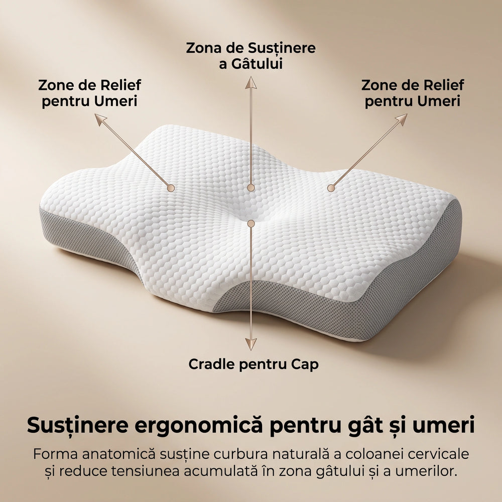 Pernă ortopedică cervicală CERVI-SAN Pro, imaginea 4