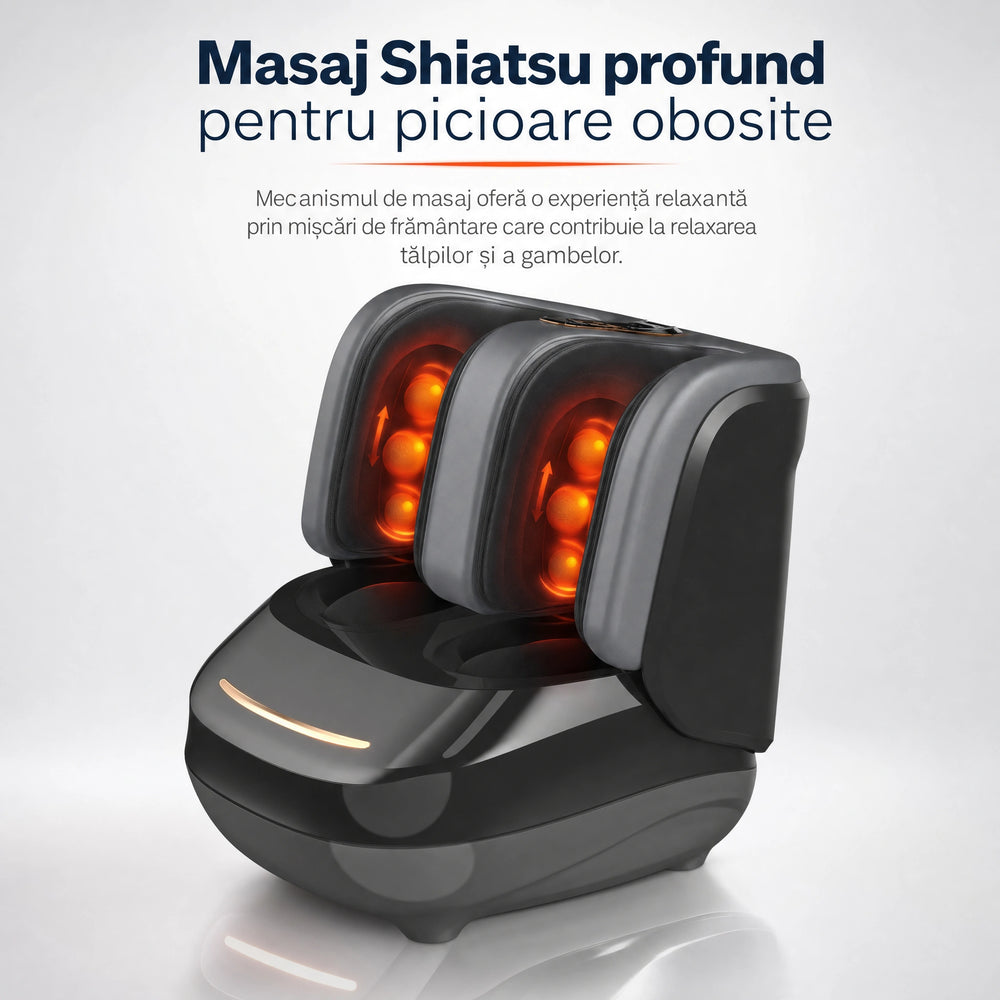 Aparatul FootRelief Pro cu compresie cu aer și încălzire