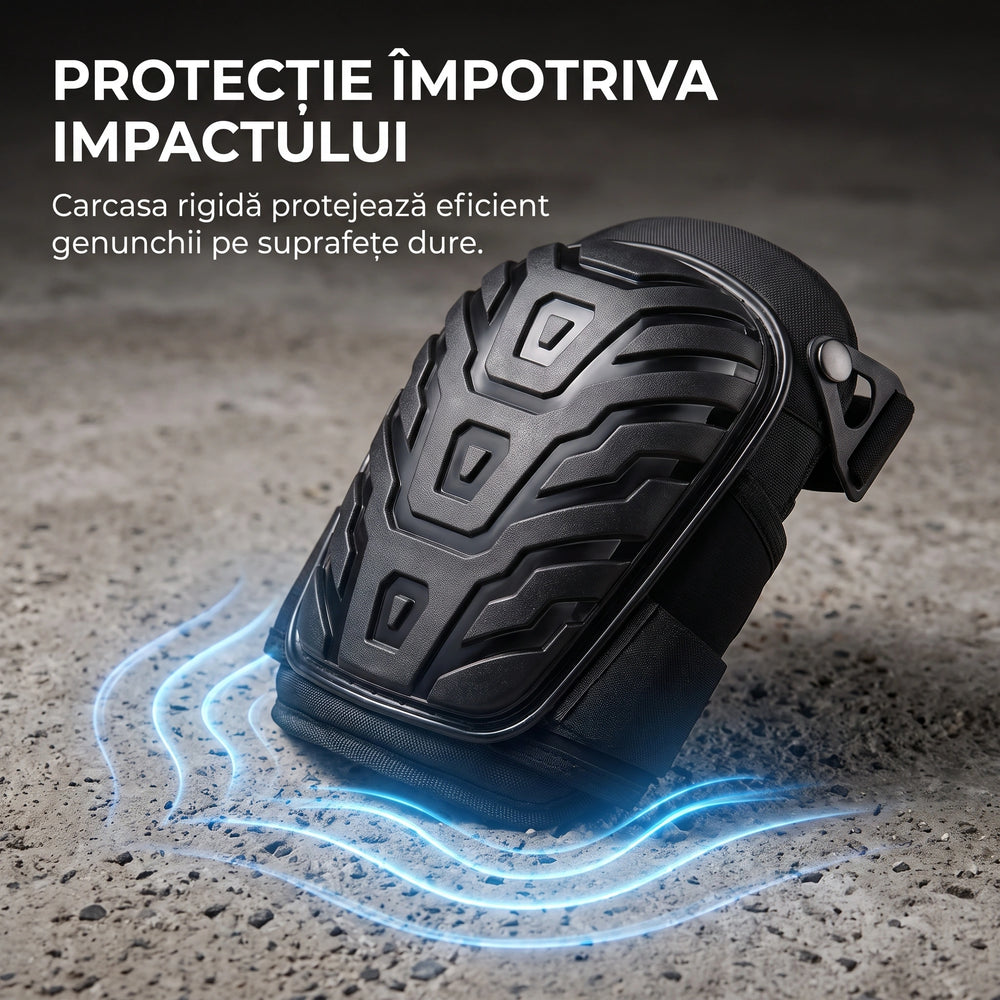 Set 2 genunchiere de lucru cu gel și curele reglabile, imaginea 4