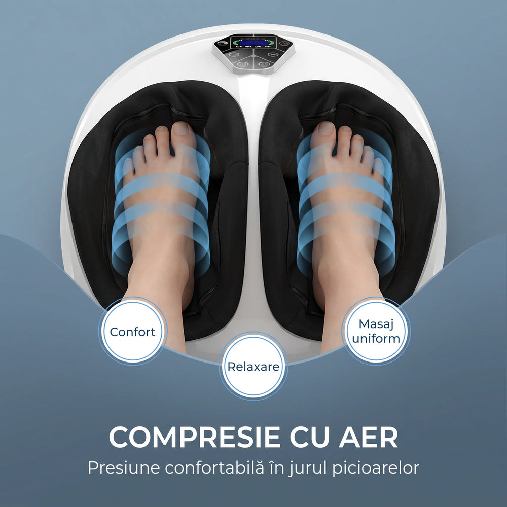 Aparat masaj picioare Shiatsu cu role și compresie aer, imaginea 4