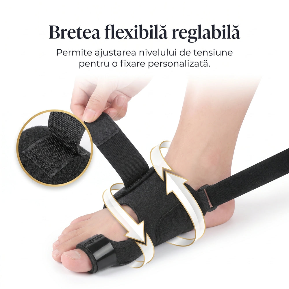 Corector monturi Hallux Valgus cu bretea flexibilă, imaginea 4