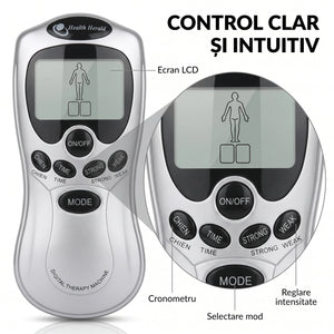 Electrostimulator muscular cu 4 electrozi, imaginea 4
