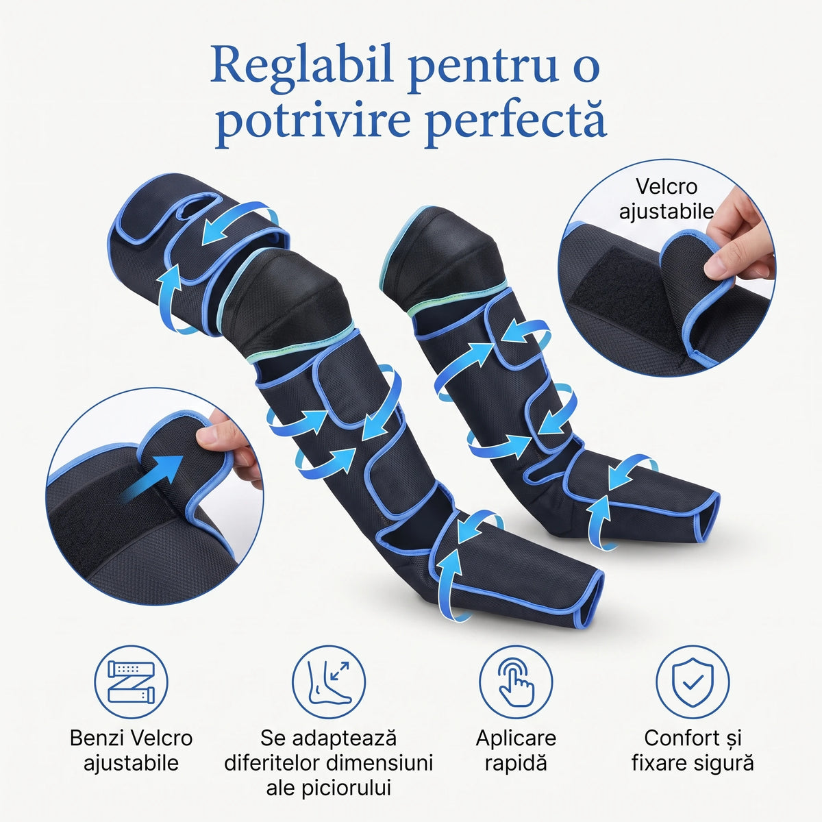 Aparatul de presoterapie cu drenaj limfatic și 6 moduri