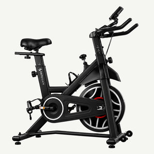 Bicicletă fitness spinning Ortosan SAN301 neagră, volantă 13 kg