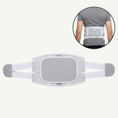 Corset lombar cu suport, 3 paduri detasabile (mesh/plus/magnetic), Gri