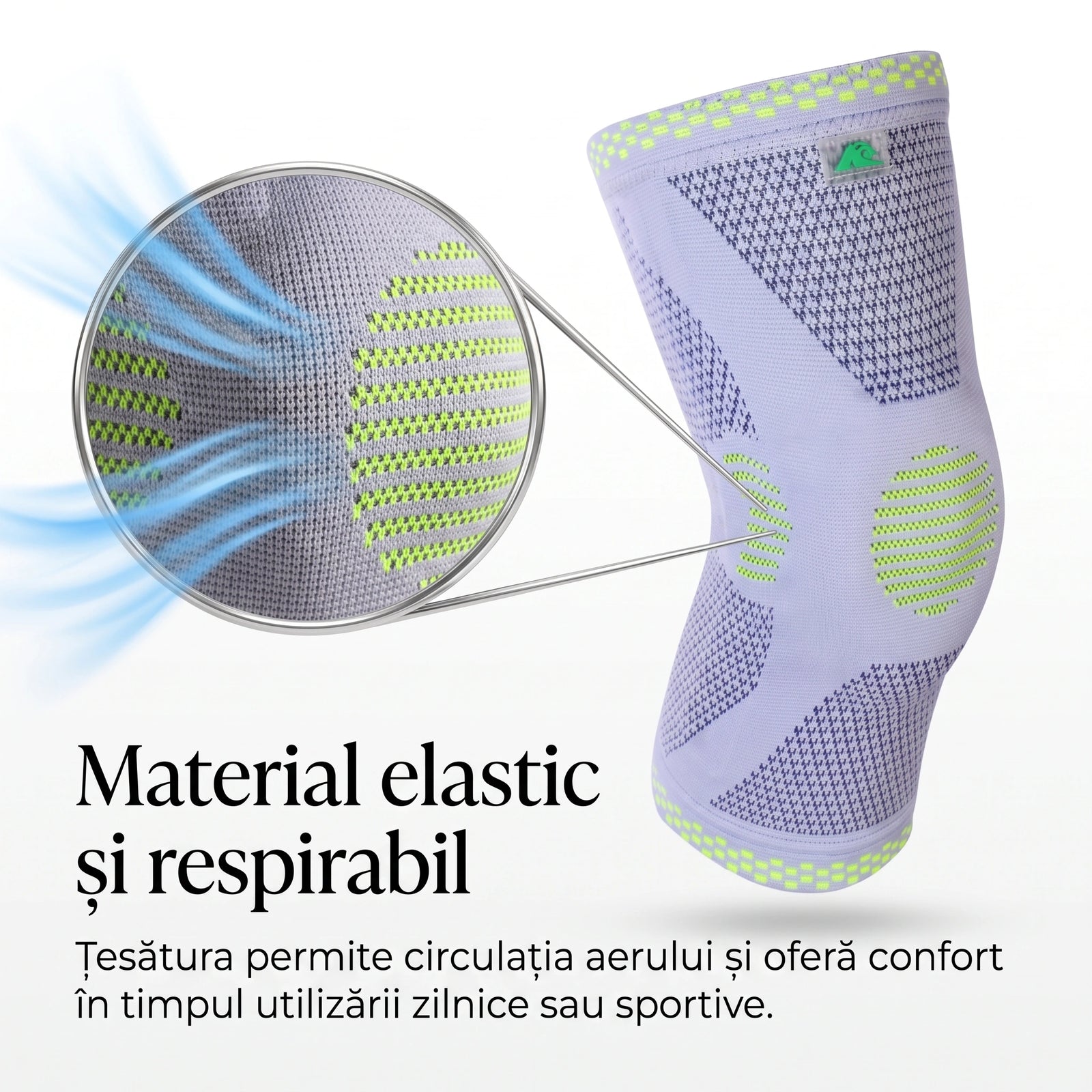 Genunchieră elastică cu arcuri metalice, imaginea 5