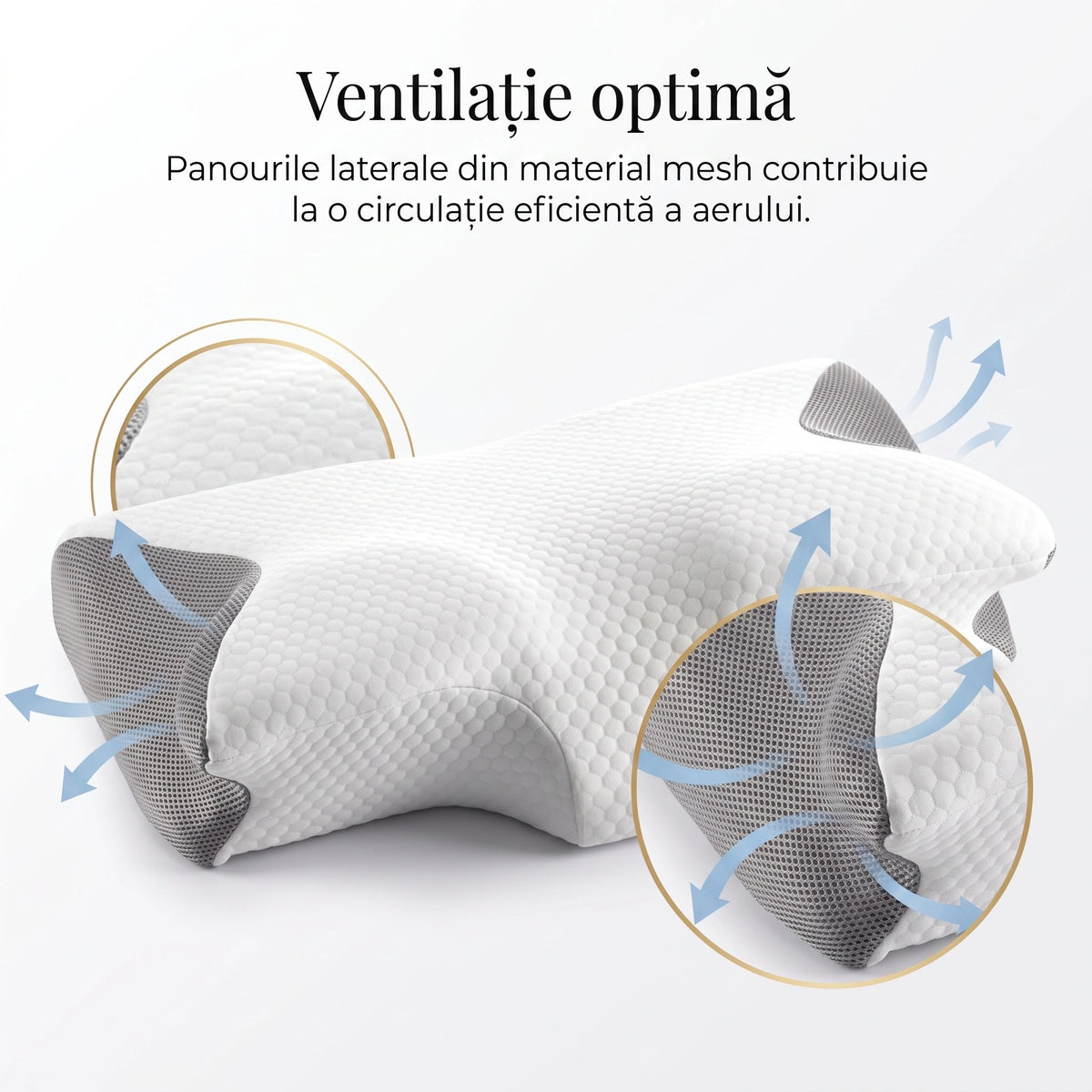 Față de pernă ergonomică din Tencel, imaginea 6
