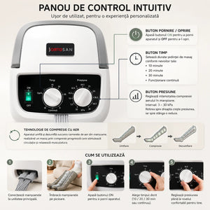 Aparat presoterapie picioare tip cizme cu 6 camere, imaginea 6
