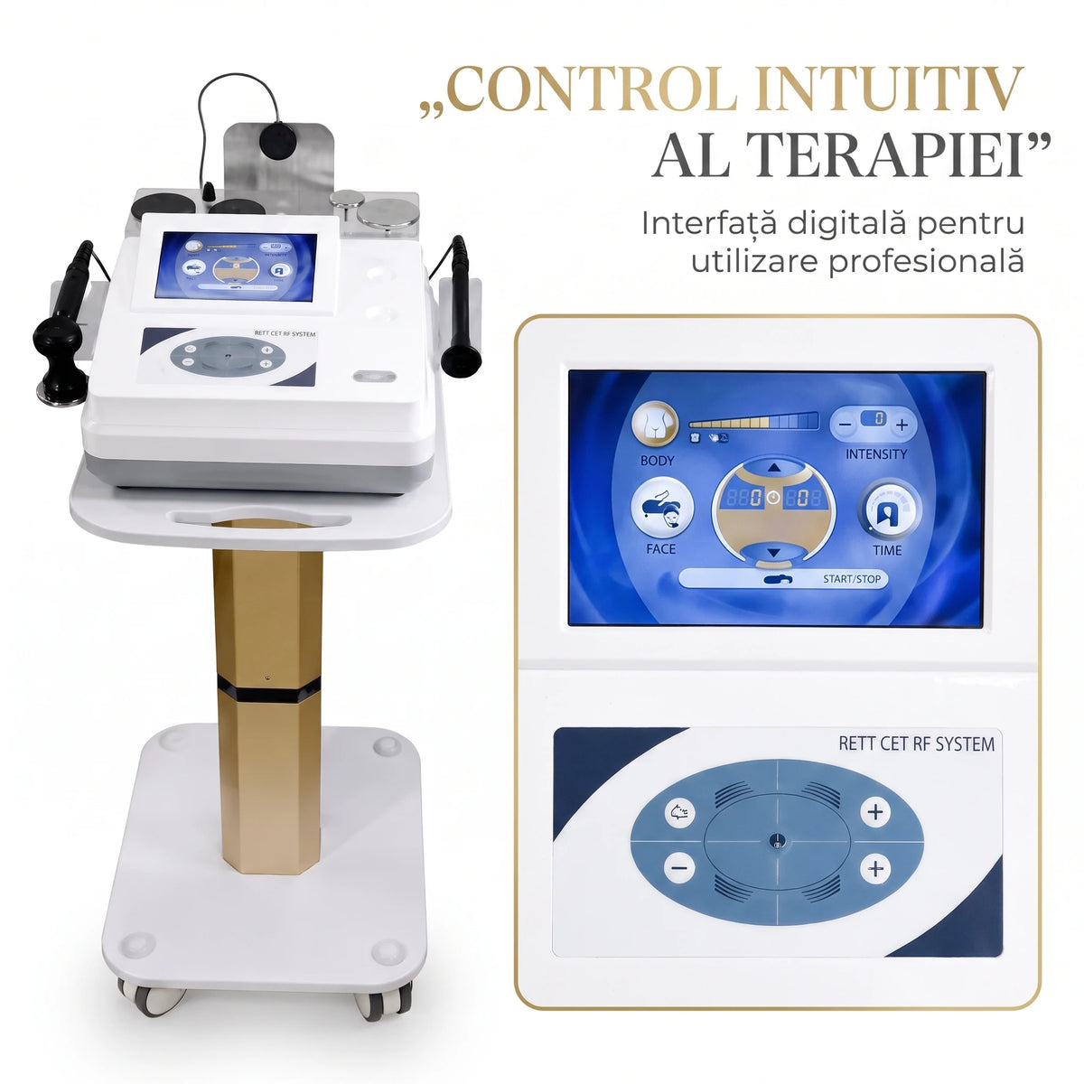 Aparat terapie TECAR profesional cu sistem CET/RET, imaginea 4