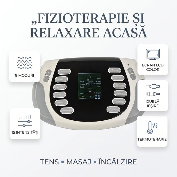 Aparat fizioterapie TENS cu ecran LCD, imaginea 11