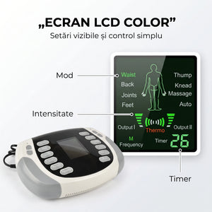 Aparat fizioterapie TENS cu ecran LCD, imaginea 8