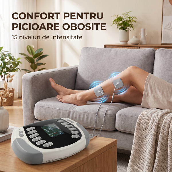 Aparat de fizioterapie TENS cu funcție de încălzire