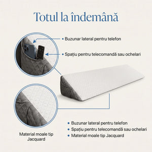 Pernă triunghiulară din catifea jacquard, albă, imaginea 6