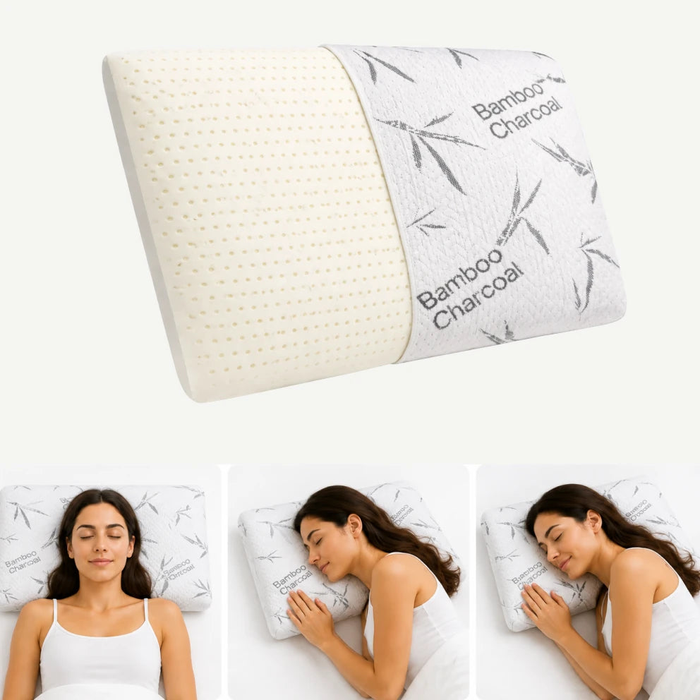 Perna ortopedica cervicala latex natural cu ventilatie AERO-SAN Latex