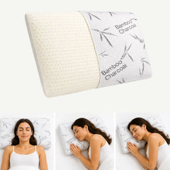 Pernă ortopedică cervicală AERO-SAN din latex natural cu ventilație