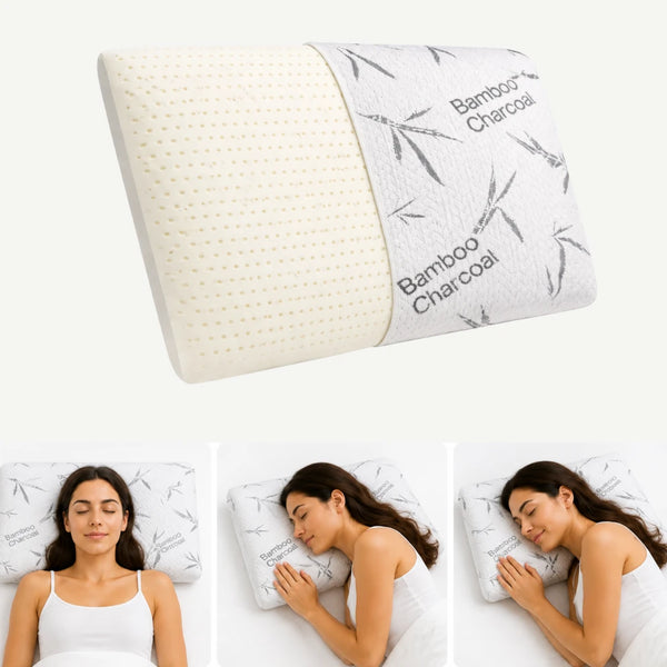 Pernă ortopedică cervicală AERO-SAN din latex natural cu ventilație