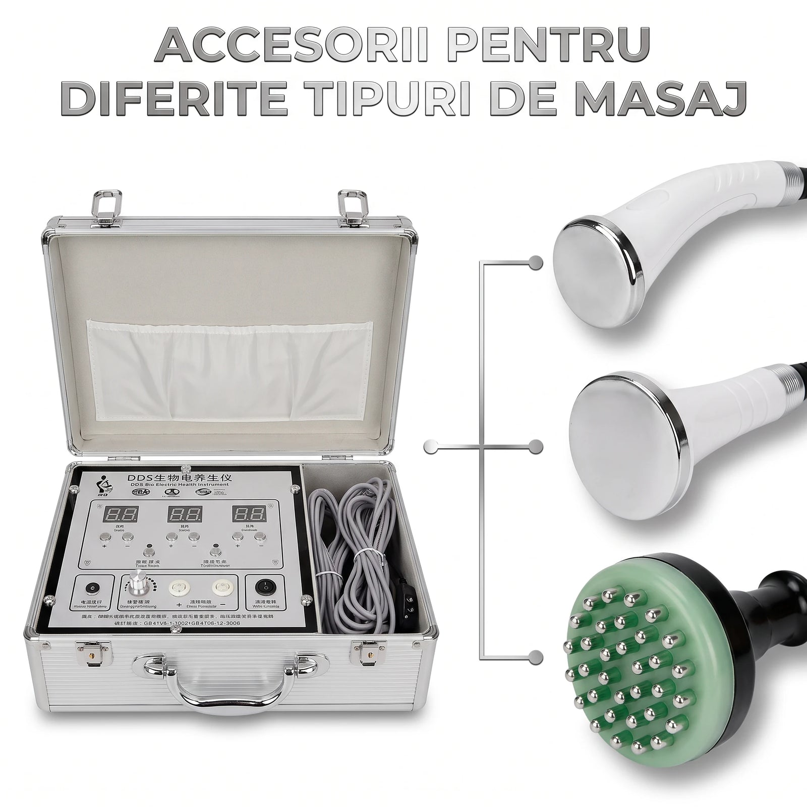 Aparat masaj bioelectric DDS de joasă frecvență, imaginea 5