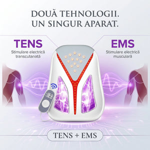 Electrostimulator TENS/EMS cu funcție de încălzire