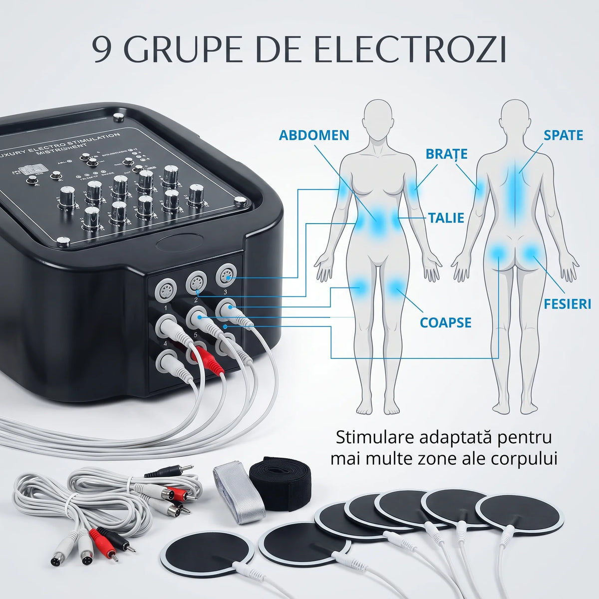 Aparat EMS cu microcurenți pentru remodelare, imaginea 6