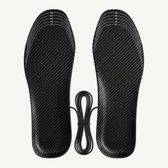 Branțuri cu încălzire USB din fibră de carbon, negre