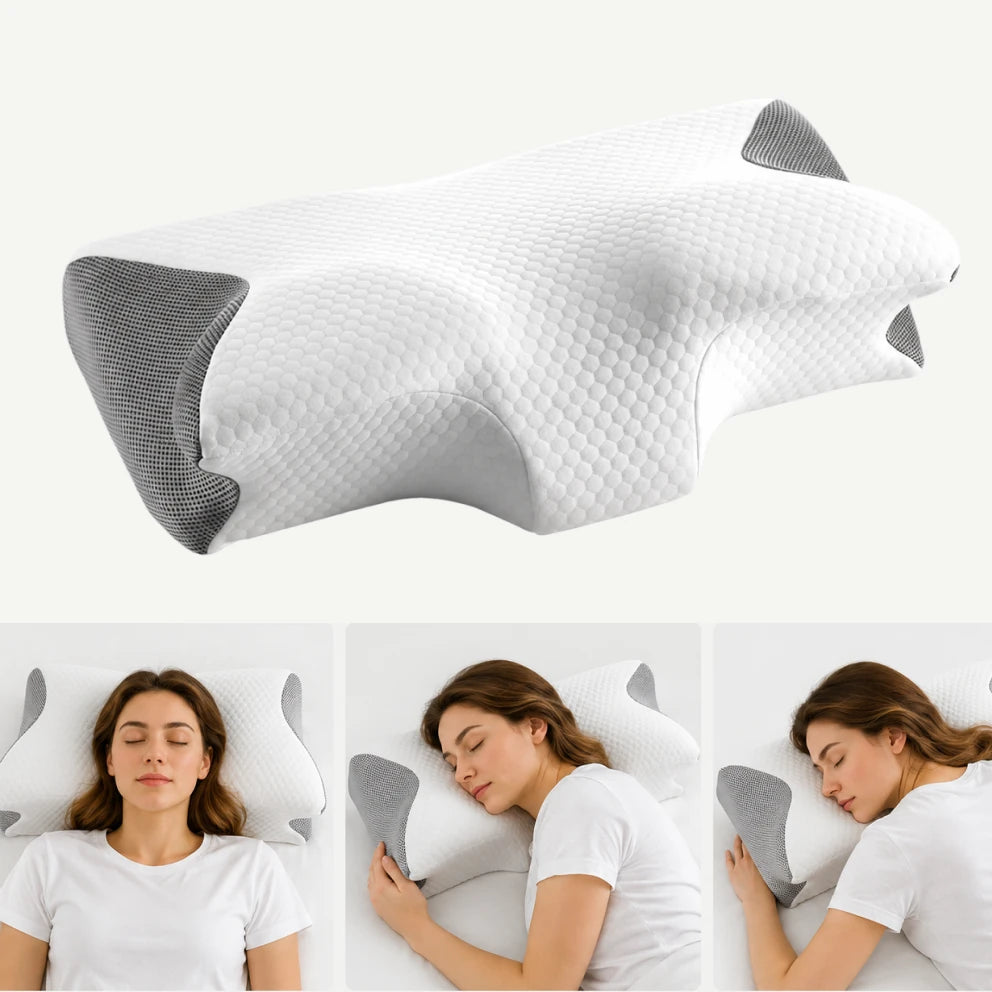 Pernă cervicală ortopedică CERVI-SAN Classic din memory foam