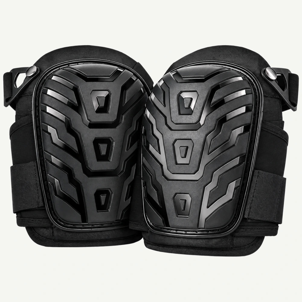 Set de 2 genunchiere de lucru negre, cu gel