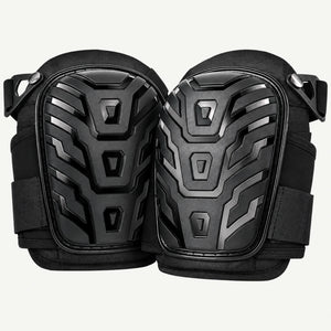 Set de 2 genunchiere de lucru negre, cu gel