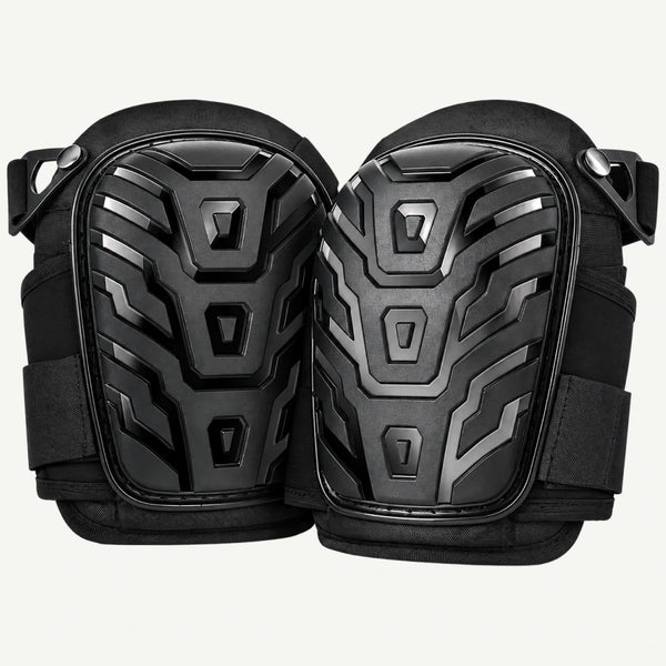 Set de 2 genunchiere de lucru negre, cu gel