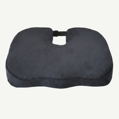 Perna ortopedica sezut memory foam cu gel si ventilatie ORTO COCCIS Aero-Gel, husa catifea