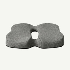 Perna ortopedica sezut tripla protectie prostata/hemoroizi/coccis, memory foam, Gri