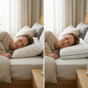 Pernă ortopedică cervicală AERO-SAN memory foam cu gel, imaginea 5