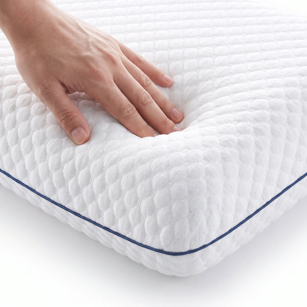 Perna ortopedica cervicala memory foam cu gel si ventilatie AERO-SAN Gel – imaginea 6