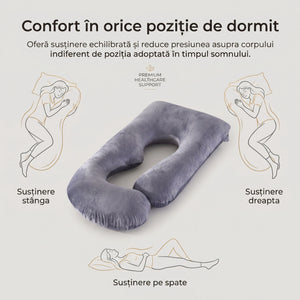 Pernă multifuncțională pentru gravide, formă G, imaginea 6