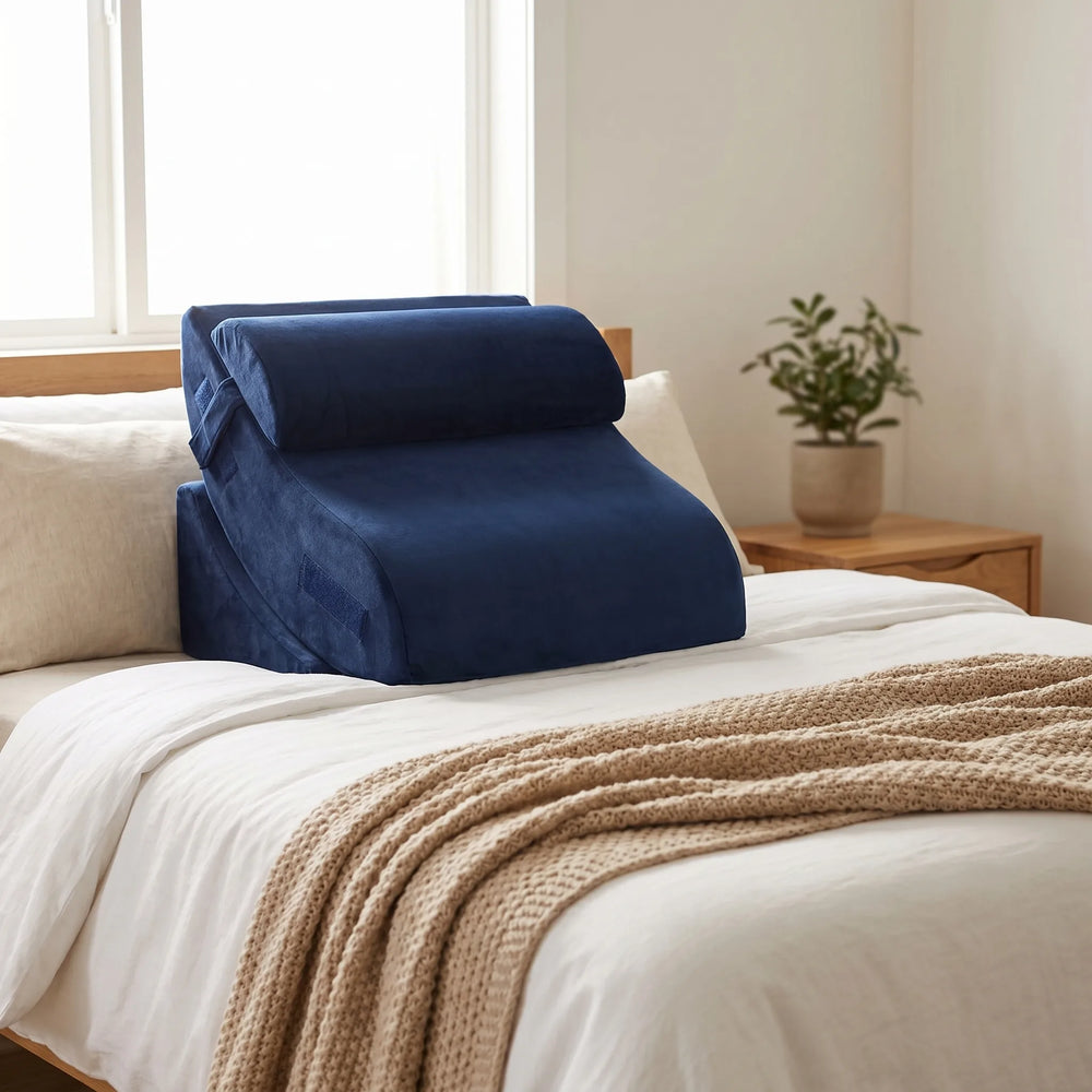 Set 4 perne ortopedice memory foam pentru recuperare, imaginea 4