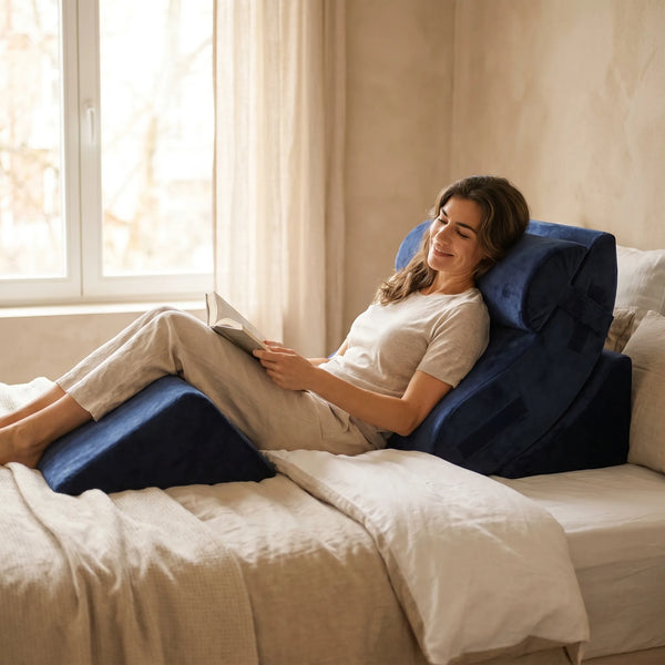 Set 4 perne ortopedice memory foam pentru recuperare, imaginea 6