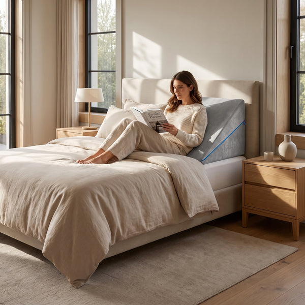 Pernă suport 3 în 1 din memory foam cu înălțime reglabilă