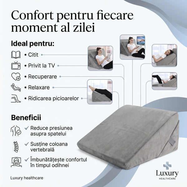 Pernă sprijin înclinată reglabilă din memory foam, imaginea 7