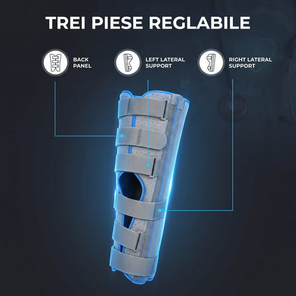 Orteză genunchi din trei piese reglabile, imaginea 4