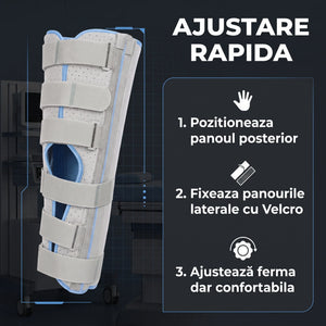 Orteză genunchi din trei piese reglabile, imaginea 8
