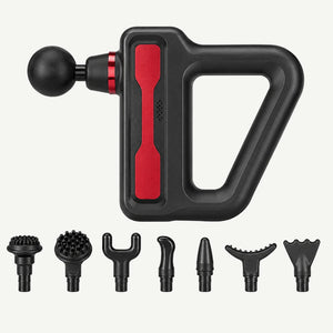 Pistol de masaj profesional ORTO GUN XIII Pro negru, cu 8 capete
