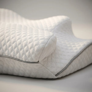 Perna cervicala ortopedica CERVI-SAN Ortho reglabila memory foam, husa lavabila – imaginea 3