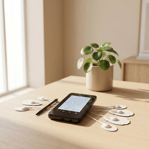 Electrostimulator TENS/EMS pentru tot corpul, cu electrozi si display touchscreen – imaginea 4