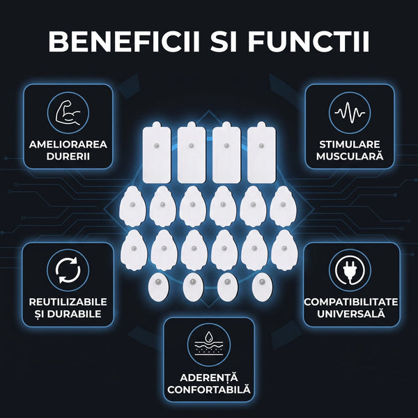 Pad-uri electrozi electrostimulator autoadezivi, imaginea 5