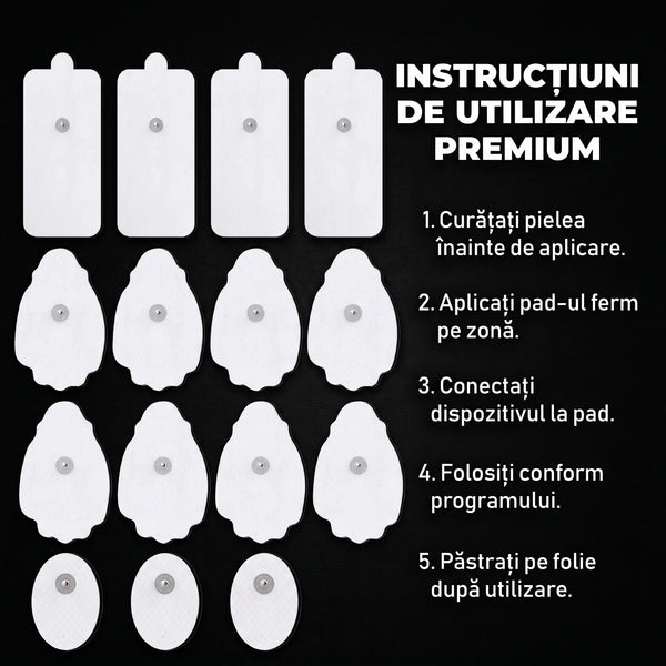 Pad-uri electrozi electrostimulator autoadezivi, imaginea 6