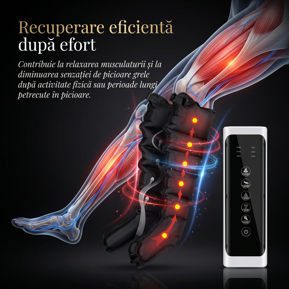 Aparat presoterapie picioare cu 6 compartimente, imaginea 4