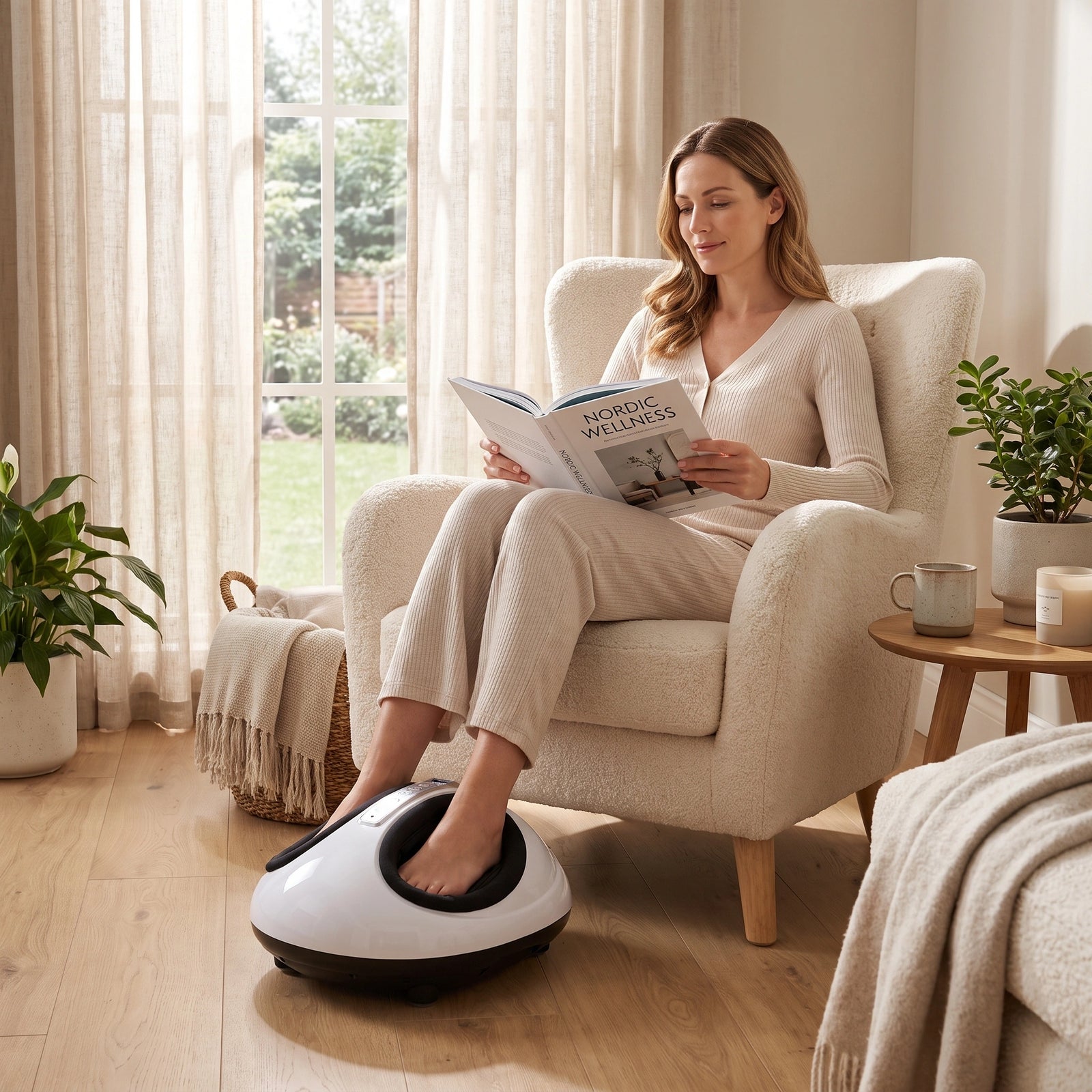 Aparat masaj picioare Shiatsu 360° cu compresie aer, imaginea 5