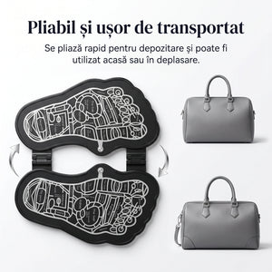 Covoras masaj picioare EMS electrostimulare, pliabil, 6 programe – imaginea 4